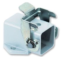 AMPHENOL SINE/TUCHEL C146 30F003 004 4 Heavy Duty Connector, End Mount, Gasket, Base, Bulkhead Mount, Aluminum Alloy Body, 1 Lever, A3/4