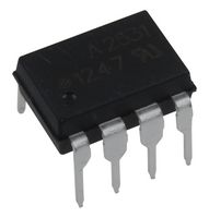 BROADCOM HCPL-2531-000E Optocoupler, Transistor Output, 2 Channel, DIP, 8 Pins, 25 mA, 3.75 kV, 19 %