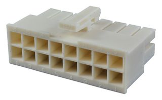 MOLEX 3901-2165 Connector Housing, UL 94V-0, Mini-Fit Jr. 5557 Series, Receptacle, 16 Positions, 4.2 mm