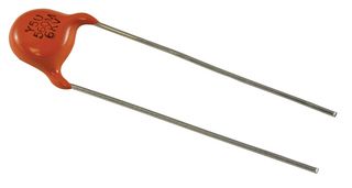 VISHAY 564R60GAT56 Ceramic Disc Capacitor, 560 pF, 6 kV, ± 20%, Y5U, 9.5 mm, Radial Leaded