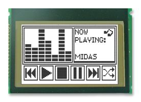 MIDAS DISPLAYS MCCOG240160C6W-FPTLW