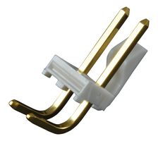 MOLEX 26-61-5040 Pin Header, Wire-to-Board, 3.96 mm, 1 Rows, 4 Contacts, Through Hole Right Angle