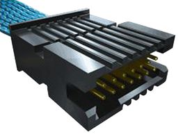 SAMTEC TFSDT-25-28-G-11.81-T-NDS Conjunto de Cable, Cabezal (Header) Envuelto, Socket para Cable Separado, 305 mm, 1 ft, Negro