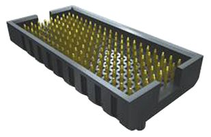 SAMTEC YFT-20-05-H-05-SB-K Mezzanine Connector, Array, Male, 1.27 mm, 5 Rows, 100 Contacts, Surface Mount Straight, Brass