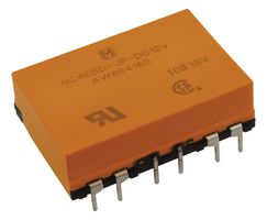 PANASONIC NC4EBD-JP-DC12V Relevador de Potencia, 4PDT, 12 VDC, 2 A, Serie NC, Agujero Pasante, Monoestable DC