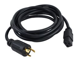 EATON TRIPP LITE P040-014 Mains Power Cord, IEC 320 C19 to NEMA L6-20P, 4.3 m, 20 A, 250 VAC, Black