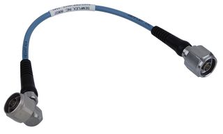 RF / Coaxial Cable Assembly, 1 ft, 305 mm, HP190S, N Type Straight Plug, N Type Right Angle Plug