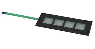 NKK SWITCHES FMBN04BD Keypad, FM Series, 1 x 4, Matrix, 20 mA, 24 V