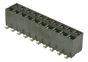 TE CONNECTIVITY - AMP 1-966645-0 PCB Receptacle, Board-to-Board, 2.54 mm, 2 Rows, 20 Contacts, Surface Mount