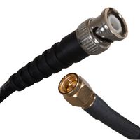 JOHNSON - CINCH CONNECTIVITY 415-0042-024 RF / Coaxial Cable Assembly, 2 ft, 0.61 m, RG142, SMA Straight Plug, BNC Straight Plug, 50 ohm