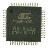MICROCHIP ATSAM4LS2BA-AU ARM MCU, SAM4L Series, SAM 32 Family SAM 4L Series Microcontrollers, ARM Cortex-M4, 32 bit, 48 MHz