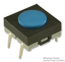NKK SWITCHES JB15HFP Tactile Switch, JB Series, Top Actuated, Through Hole, Round Button, 265 gf, 125mA at 24VDC