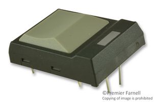NKK SWITCHES JF15RP3HC Tactile Switch, JF Series, Top Actuated, Through Hole, Square Button, 200 gf, 50mA at 24VDC