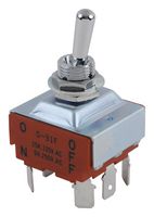 NKK SWITCHES S31F Toggle Switch, On-Off, 3PST, Non Illuminated, S Series, Panel Mount, 25 A