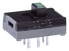 NKK SWITCHES SS12SDP2LF Slide Switch, SPDT, On-None-On, Through Hole, SS Series, 100 mA