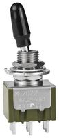NKK SWITCHES M2022SS1W01-BA Toggle Switch, On-On, DPDT, Non Illuminated, M Series, Panel Mount, 6 A