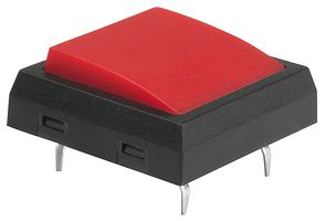 NKK SWITCHES JF15SP4C Tactile Switch, JF Series, Top Actuated, Through Hole, Square Button, 200 gf, 50mA at 24VDC