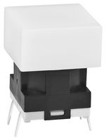 NKK SWITCHES JB15HAP-2B Tactile Switch, JB Series, Top Actuated, Through Hole, Square Button, 265 gf, 125mA at 24VDC