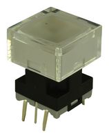 NKK SWITCHES JB15HBPE-JB Tactile Switch, JB Series, Top Actuated, Through Hole, Square Button, 265 gf, 125mA at 24VDC