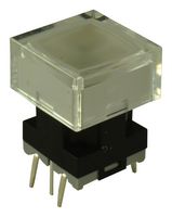 NKK SWITCHES JB15HBPF-JB Tactile Switch, JB Series, Top Actuated, Through Hole, Square Button, 265 gf, 125mA at 24VDC