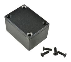 HAMMOND 1590HBK Metal Enclosure, Shielded, Diecast, IP54, Small, Diecast Aluminum, 52.6 mm, 38 mm, 31 mm, IP54