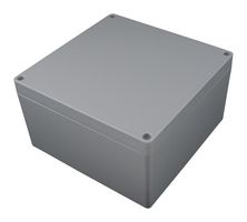 HAMMOND 1554SGY Plastic Enclosure, Watertight, Flat Lid, Multipurpose, ABS, 160 mm, 160 mm, 90 mm, IP66