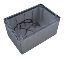 HAMMOND 1554T2GYCL Plastic Enclosure, Watertight, Clear Lid, Multipurpose, Polycarbonate, 180.3 mm, 119 mm, 89 mm
