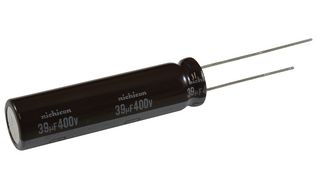 NICHICON UCS2G390MND9 Electrolytic Capacitor, SP-Cap, 39 µF, 400 V, ± 20%, PC Pin, 1000 hours @ 105°C, Polar