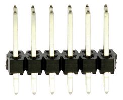 MOLEX 90131-0123 Pin Header, Wire-to-Board, 2.54 mm, 2 Rows, 6 Contacts, Through Hole Straight