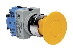 IDEC AYW411-B Emergency Stop Switch, DPST-1NO, SPST-NC, Push-Pull, Screw, 10 A, 440 V, 220 V
