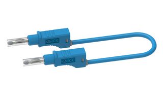 CAL TEST ELECTRONICS CT2148-25-6 Banana Test Lead, 4mm Stackable Banana Plug, Retractable Sleeve