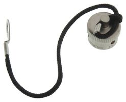 AMPHENOL INDUSTRIAL C10-738666-08M0 Dust Cap / Cover, Dust Cap, Amphenol Micro-B Series Receptacle Circular Connectors, Metal Body