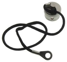 AMPHENOL INDUSTRIAL C10-738666-08M2 Dust Cap / Cover, Dust Cap, Amphenol Micro-B Series Receptacle Circular Connectors, Metal Body
