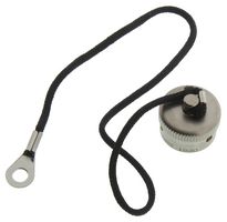 AMPHENOL INDUSTRIAL C10-738666-09M2 Dust Cap / Cover, Dust Cap, Amphenol Micro-B Series Receptacle Circular Connectors, Metal Body