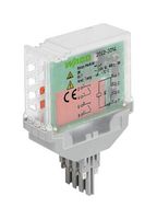 WAGO 2042-3014 Relay Module, 2042 Series, Plug In, DPDT, 24 Vdc, 8A
