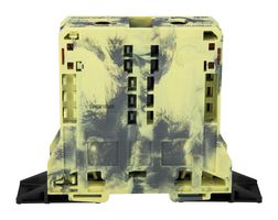 WAGO 285-187 DIN Rail Mount Terminal Block, 2 Positions, 4 AWG, 0000 AWG, 95 mm², Push In, 232 A