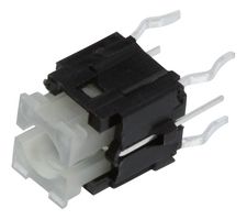 C&K COMPONENTS ILS TB180 10 Tactile Switch, Red, ILS Series, Top Actuated, Through Hole, Plunger for Cap, 180 gf