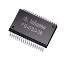 INFINEON TLE73683EXUMA3 CI Gestión Energía, 1 Convertidor Reductor, 3 Reguladores LDO, Suministro de 45V, HSOIC-36