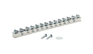 PANDUIT UGB2/0-414-8 Universal Ground Bar, 8 Ports, 14 to 4 AWG