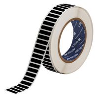 BRADY LZR-103-731-10 Label, Laser Printable, 6.35 mm, 25.4 mm, Polyimide, Black