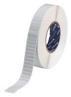 BRADY LZR-103-732-10 Label, Laser Printable, 6.35 mm, 25.4 mm, Polyimide, White