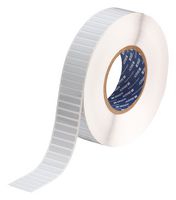 BRADY LZR-43-732-10 Label, Laser Printable, 6.35 mm, 31.75 mm, Polyimide, White