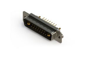 EDAC 627-17W2224-1N2 Combination Layout D Sub Connector, 627C Series, DB-17W2, Plug, 17 Contacts, 15 Signal, 2 Power