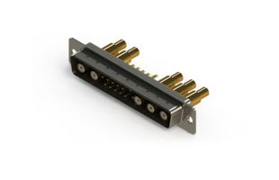 EDAC 627-17W5222-7T1 Combination Layout D Sub Connector, 627C Series, DC-17W5, Plug, 17 Contacts