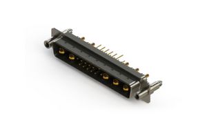 EDAC 627-17W5224-1TE Combination Layout D Sub Connector, 627C Series, DC-17W5, Plug, 17 Contacts, 12 Signal, 5 Power