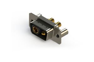 EDAC 627-2WK2224-4N3 Combination Layout D Sub Connector, 627C Series, DE-2WK2, Plug, 2 Contacts, 2 Power, Solder