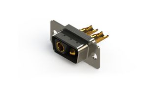 EDAC 627-2WK2622-3N1 Combination Layout D Sub Connector, 627C Series, DE-2WK2, Plug, 2 Contacts, 2 Power, Solder Cup