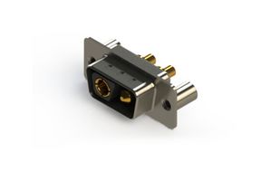 EDAC 627-2WK2624-2NB Combination Layout D Sub Connector, 627C Series, DE-2WK2, Plug, 2 Contacts, 2 Power, Solder