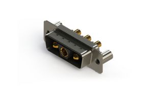 EDAC 627-3WK3224-3NB Combination Layout D Sub Connector, 627C Series, DA-3W3K, Plug, 3 Contacts, 3 Power, Solder