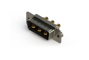 EDAC 627-3W3-224-3N2 Combination Layout D Sub Connector, 627C Series, DA-3W3, Plug, 3 Contacts, 3 Power, Solder